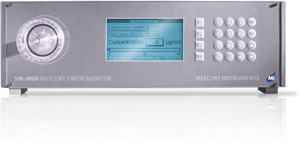 VM-3000 Mercury Moniteur vapeur
Détection de mercure dans l'air et d'autres gaz