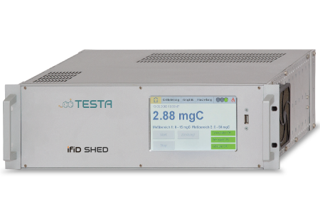 Outdoor Flame-Ionisation-Detector iFiD Mobile for continuous monitoring
